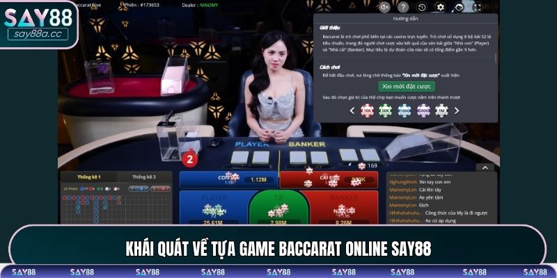 Khái quát về tựa game baccarat online SAY88