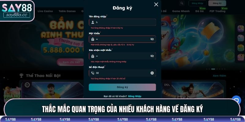 Thắc mắc quan trọng của nhiều khách hàng về đăng ký